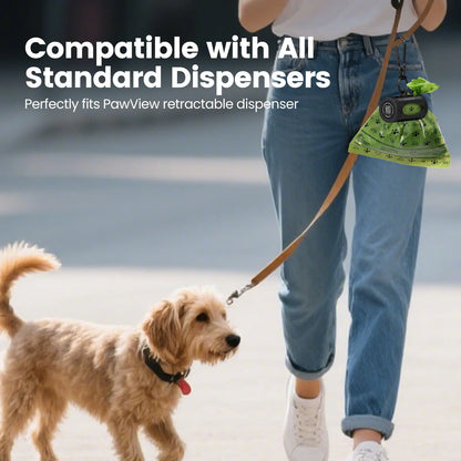 Pawview Dog Poop Bags Rolls, Leak-Proof & Eco-Friendly 70% Recycled Material, Lavender Scent (120 Bags)
