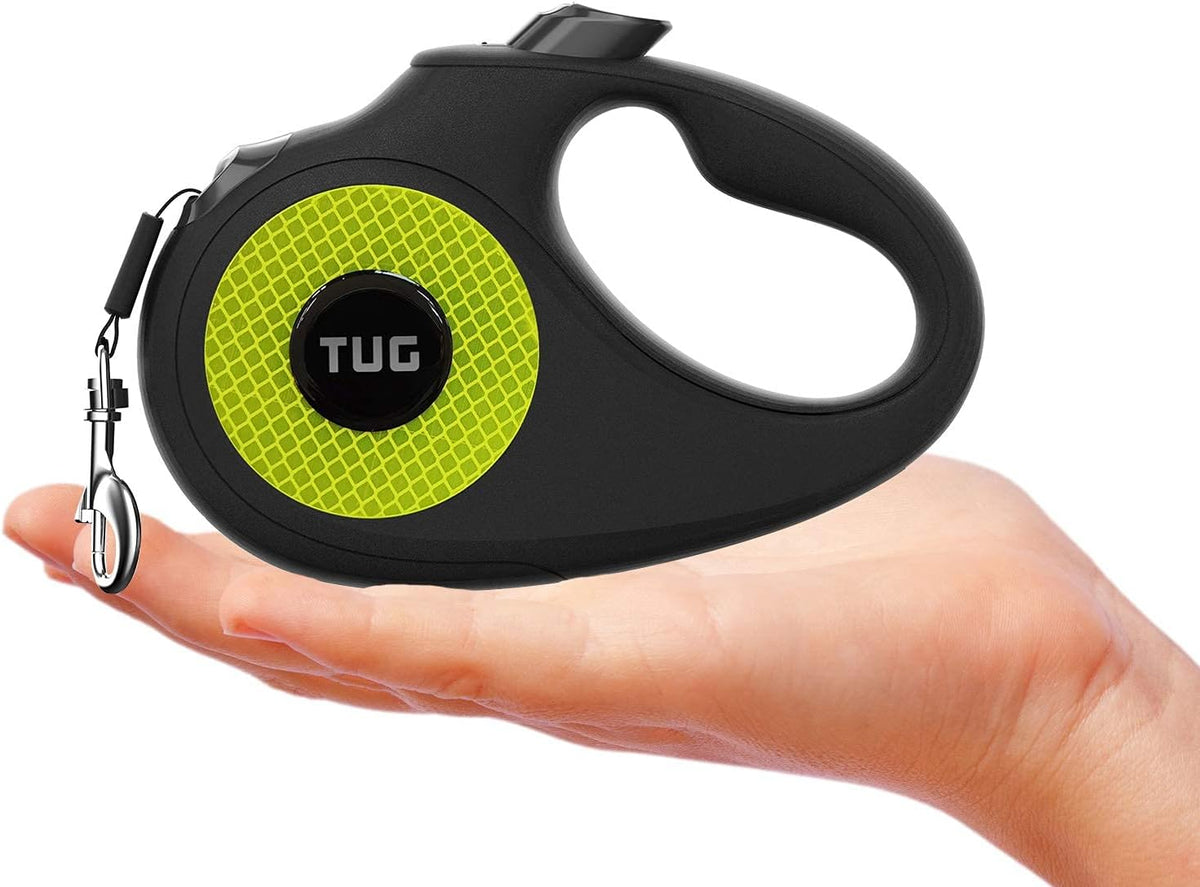 360° Tangle-Free Reflective Retractable Dog and Cat Leash | 10 Ft Durable Nylon Tape