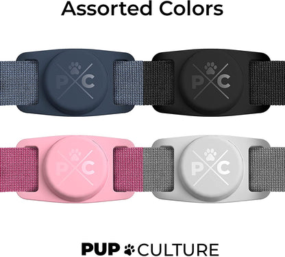 TrackTag Durable AirTag Dog Collar Holder