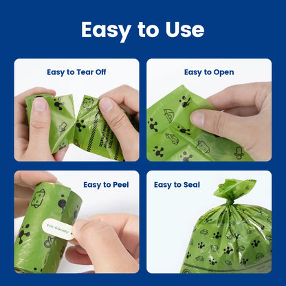 Pawview Dog Poop Bags Rolls, Leak-Proof & Eco-Friendly 70% Recycled Material, Lavender Scent (120 Bags)